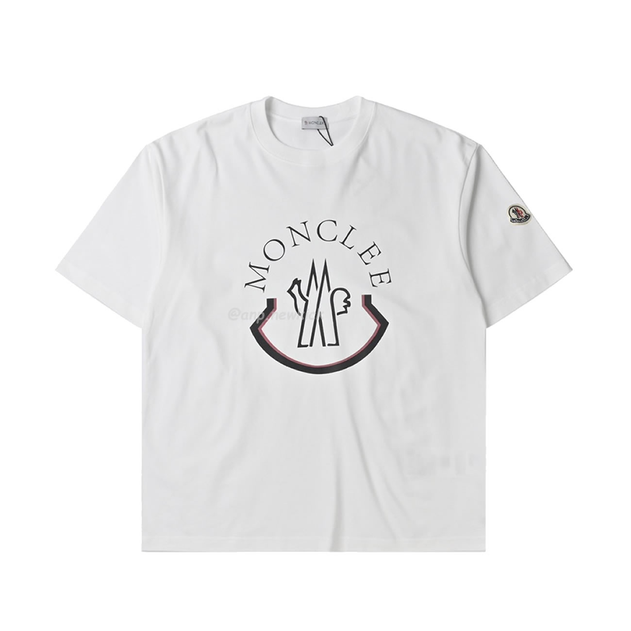 Moncler 24ss Mc Large Logo Short Sleeved T Shirt (11) - newkick.vip